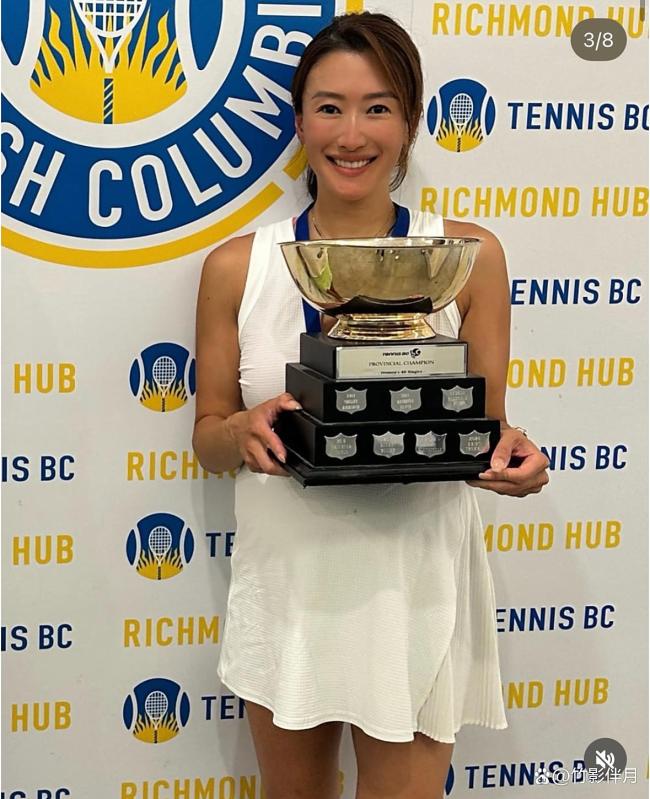 谢霆锋妹妹孕32周打网球夺冠 打破偏见的勇敢妈妈